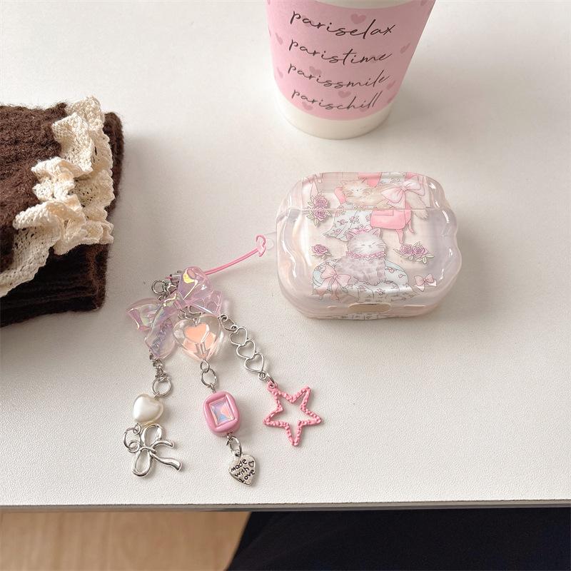 Sofa floral cat is suitable for airpods4 protective case Apple Bluetooth wireless 2/3 generation pro2 earphone cover female
