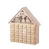 Festive Christmas Advent Calendar Exquisite Desktop Decoration Durable Reusable