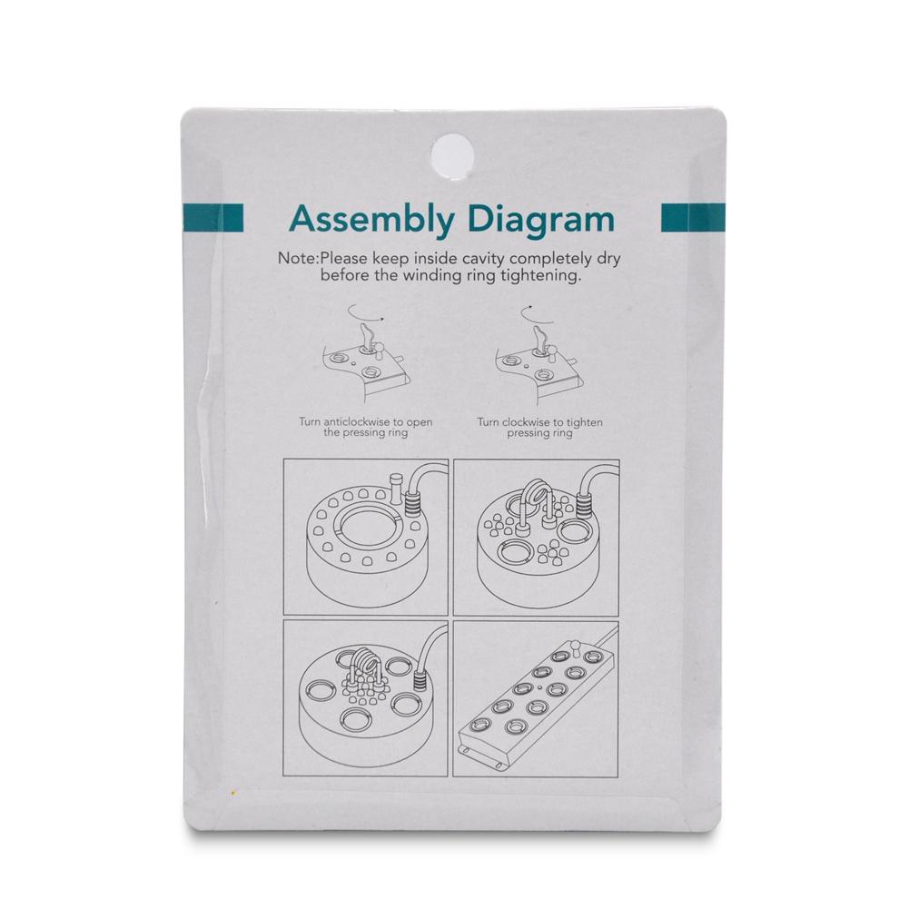 12Pack Ultrasonic Mist Maker Fogger Ceramics Discs for Humidifier Parts Transducer Discs with Cap Tool