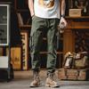 Men's Solid Color Overalls Industrial Casual Pants Men's Loose Outdoor Trousers Trendy Pants Men's Pants High Street Men's Clothing