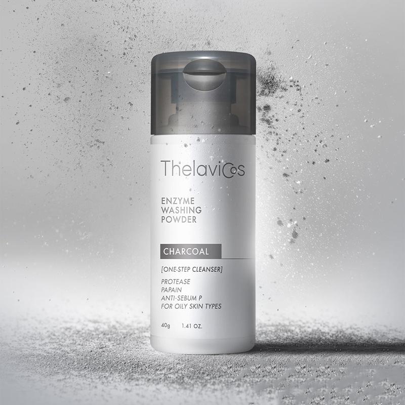 Thelavicos Aktivkohle-Enzym-Waschpulver 40g