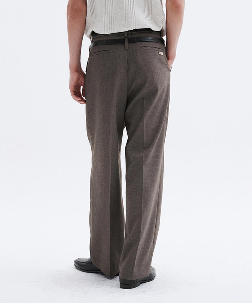 Le Mad Low Belt Loop Trousers - Brown