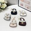 Elegant Diamond Mini Bag Charm: High-End Versatile Keychain and Earphone Pendant