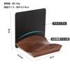 KAIXUANMAN Magnetic Headphone Headphone Magnetic Headphone Storage Controller Wooden Black Walnut Hanger, Wall-Mounted Hook, Holder, Multi-Purpose