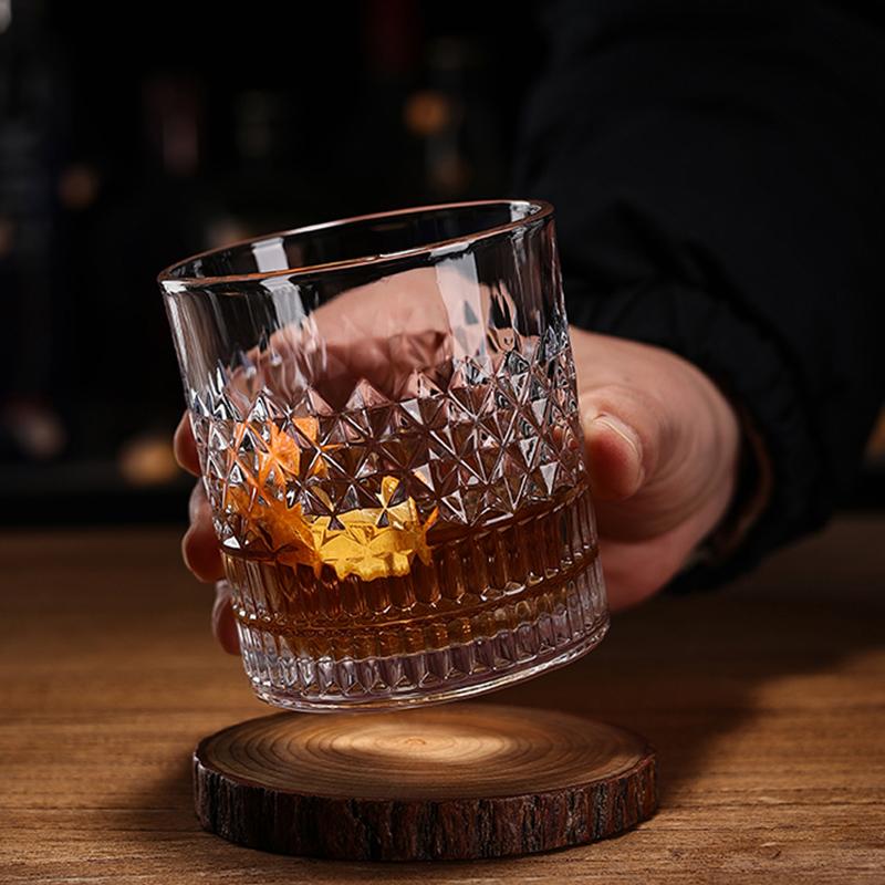 11.6oz 335ml Luxury Foreign Wine Glass High End Whiskey Glass Brandy Cocktail Cups Vintage Style Water Bottle Drinking Glasses