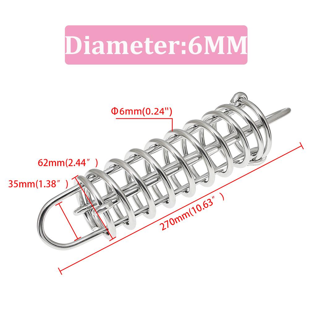 Marine Hardware Fittings 270mm / 10.63in Boat Docking Mooring Spring Stainless Steel 50MM 60MM Snubber Springs for Ship Yacht