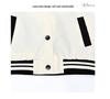 Girls' Cat-Themed Baseball Jacket - 2025 Spring/Autumn Casual Children's Top