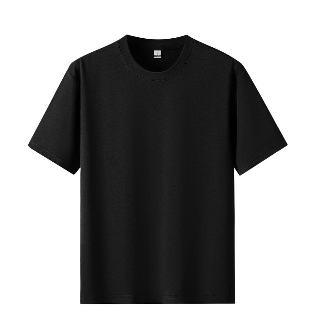 Men's Trendy Summer Drop Shoulder Ice Cotton Short Sleeve T-shirt