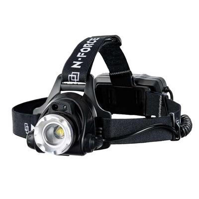 Rechargeable Headlight with Sensor-Activated On/Off, Battery Included, for Fishing, Hiking, Outdoor Activities, and Work Lighting - N-FORCE SR-01L