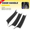 Black Inner Door Panel Handle Pull Trim Cover For BMW X5 X6 F15 F16 2014-2018 US