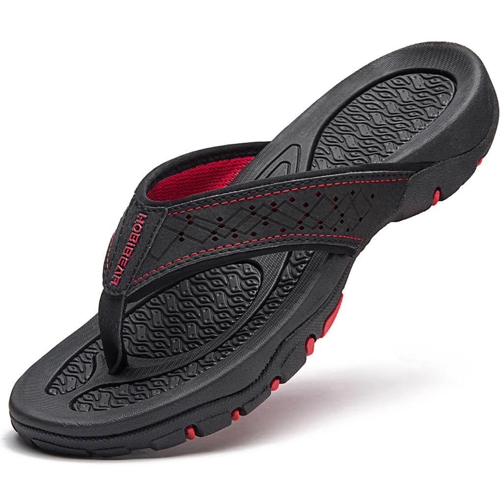 Fashion Men Flip Flops Beach Sandals Summer Man Shoes Flat Non Slip Fashion Designer Slippers Rubber Casual Shoe Zapatos 2025