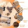 1 to 15Pcs Drill Bit Hinge Boring Bit Hole Saw Cutter Hex 1/4in Shank Woodworking Tool Woodworking Drill Bit Hole Cutting Tool