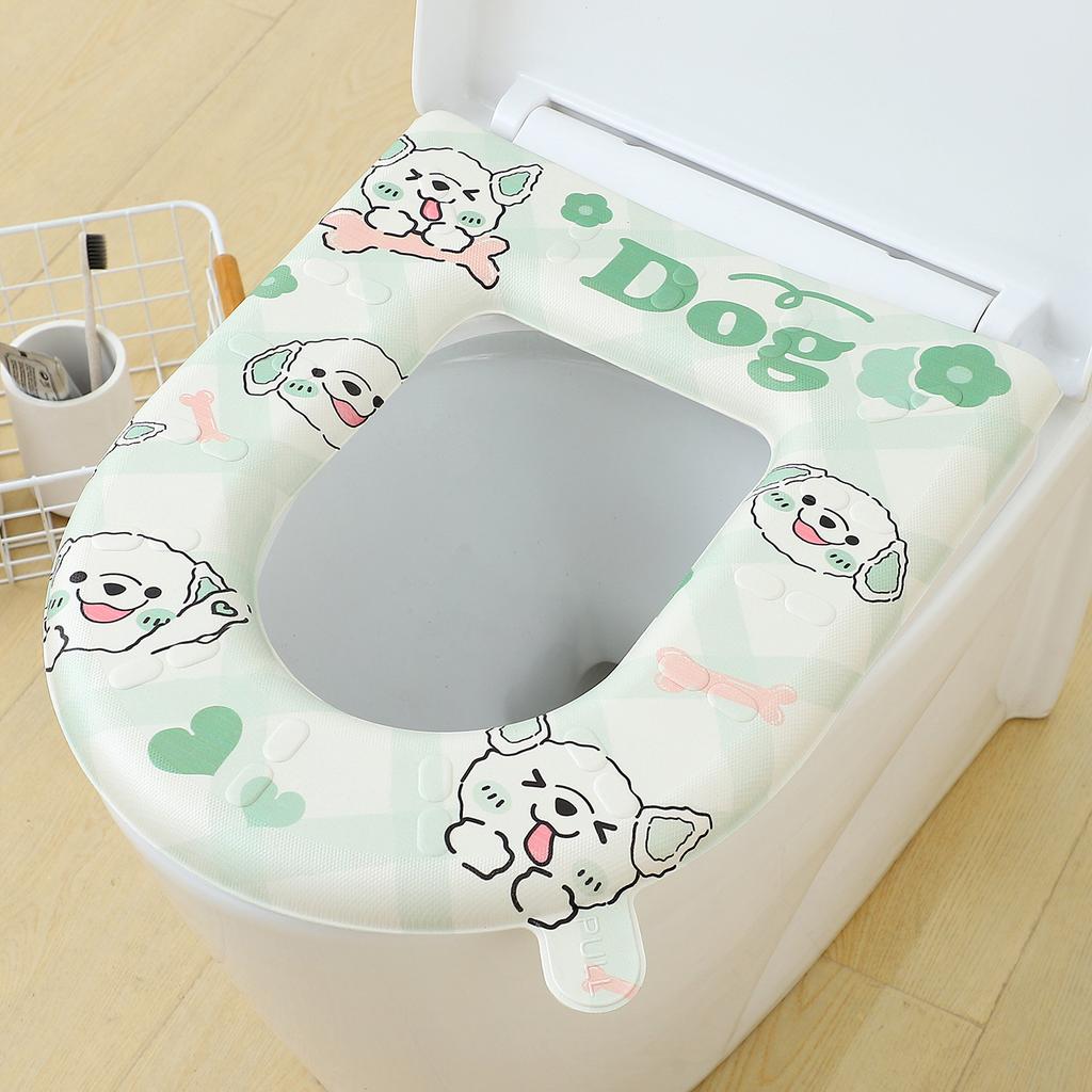 Eva Toilet Seat Cover Mat Summer Soft Washable Closestool Mat Seat Case Toilet Lid Pad Cover Bathroom dropshipping