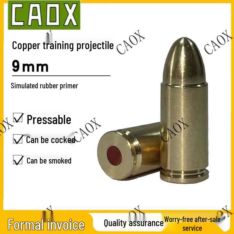 CAOX9mm Precision Metal Training Dummy Rounds