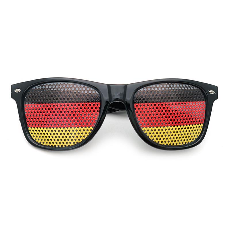2025 New Fashion Sunglasses National Flag Pinhole Personalized Fashion Rice Nail Sunglasses