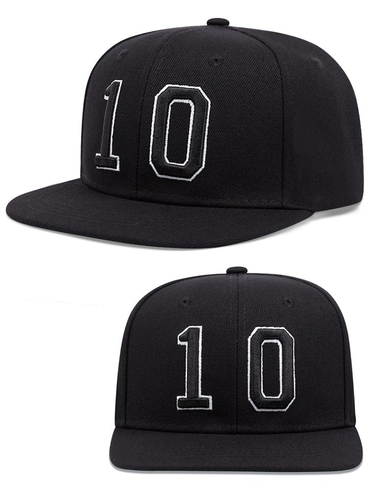 Retro Men's Hat Number 10 Embroidered Button Hat Hip Hop Fashion Women's Summer Leisure High Quality Baseball Hat