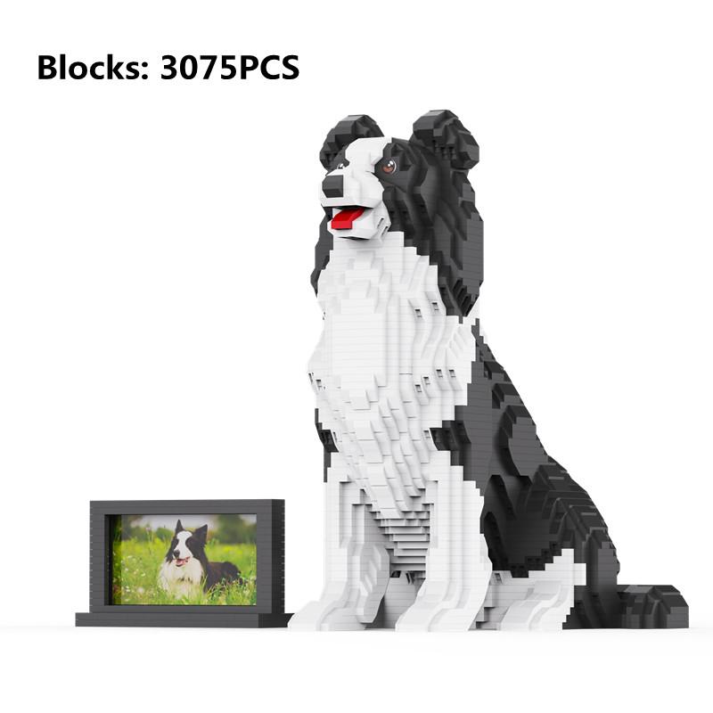 Mini Blocks Dog Realistic Designer Animal Golden Retriever Kit Persian Ragdoll Cat Creative Stem Educational Toy Home Decoration