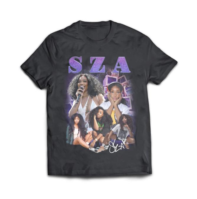 SZA Signature Music Tour 2023 T-Shirt Gift For Fans Black S-3XL All Size eBay Unisex T-Shirt XXL