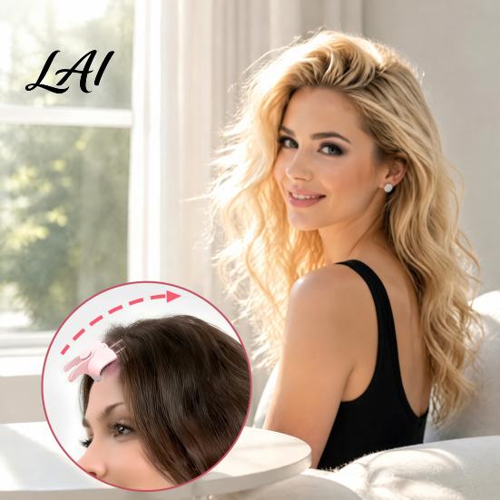 Wireless Hair Root Volumizer 2Pcs Heated Volume Clip Electric Crimper 3 Minute Lifting Professional Lift Clip Comb for Flat Hair Dual Temperature