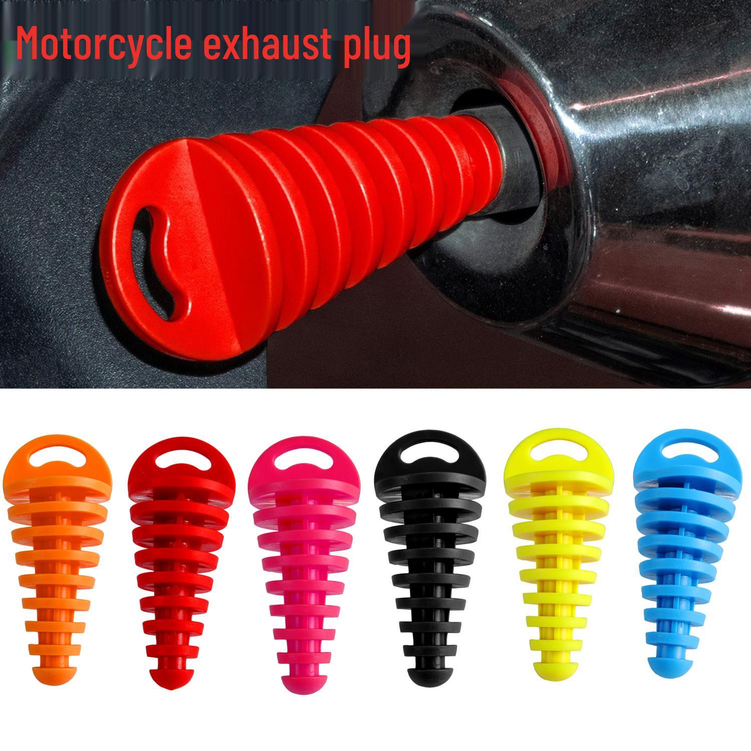 

Waterproof Off-Road Motorcycle Muffler Rubber Plug Black