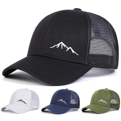 Einfache Berg-Netzkappe Herren Outdoor Sommerhut Modisch Verstellbar Atmungsaktiv Hüte Damen Sonnenschutz Baseballkappen
