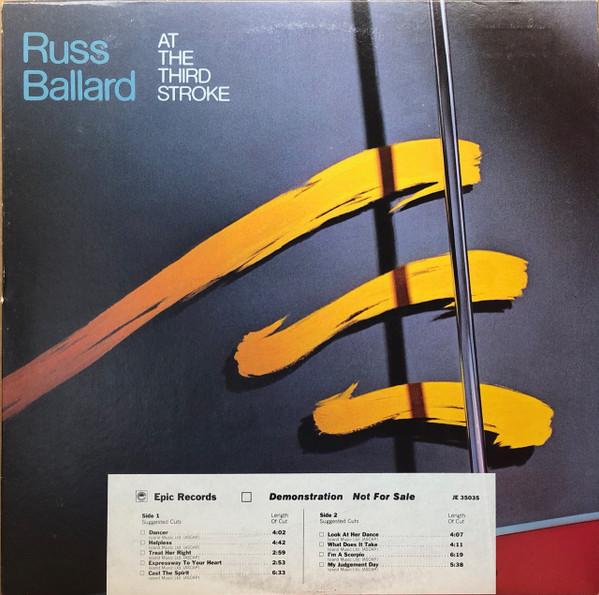 

LP Record RUSS BALLARD At The Third Stroke JE35035PROMO Epic 1978 US Rock Used