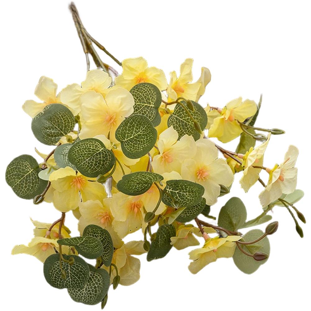 Artificial Cloth Flower Bouquet, Fake Floral Arrangement For Home Decor, Wedding Reception Centerpieces, Photo Shoot Props