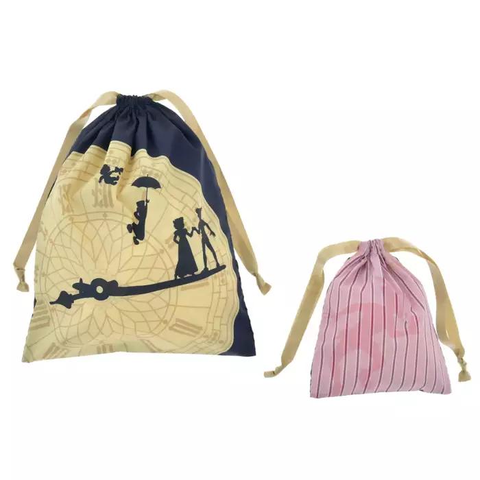 Disney Peter Pan Drawstring Bag Set PETER PAN TRAVEL NEW Disney Store