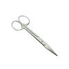 Medical Stainless Steel Suture Scissors with Elbow, Straight Pointed Tip.