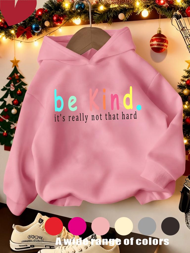 [Cartoon-Kapuzenpullover für Mädchen] Modischer Kapuzenpullover für Mädchen - Mit Kapuze, Cartoon-Print, Bequemes, Stilvolles Shirt für Herbst, Winter, Freizeit, Sport
