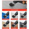Electric Drill Plate Cutter Double Headed Metal Sheet Cutter Sharp Precise Cutting Plate Punch Electric Drill Plate Cutter for Copper