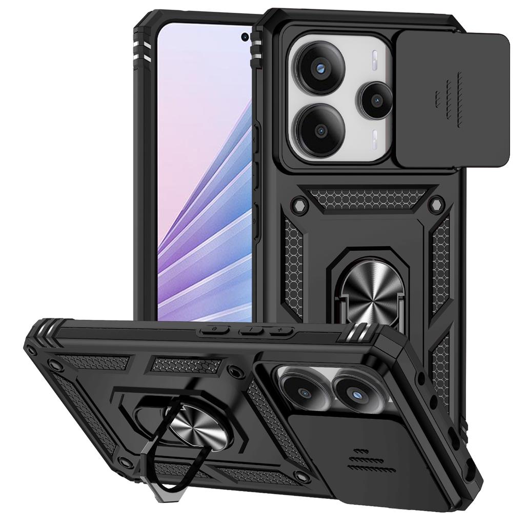 Pentru Redmi Note 14 13 5G 4G Poco X7 Pro Note 13 Pro 5G 4G Huse Inel Suport Glisant Obiectiv Cameră Armură Funda pentru Xiaomi 14T Pro Husă
