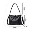 Women's Fashion Cross Shoulder Bag Mom Soft Leather Small Square Bag Crossbody Bag