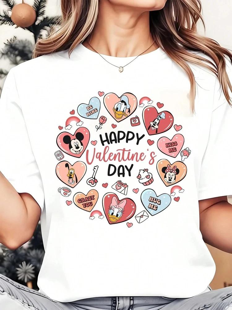 Tshirt Happy Valentine Day Mickey Unisex Unisex Unisex 7 S