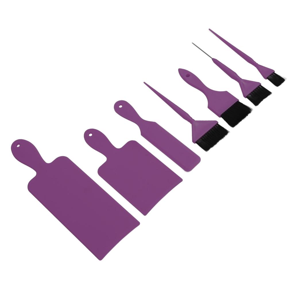 7pcs Hair Dye Tool Set Balayage Board Coloring Brush Hair Highlighting Paddle Brush Tools Hair Salon