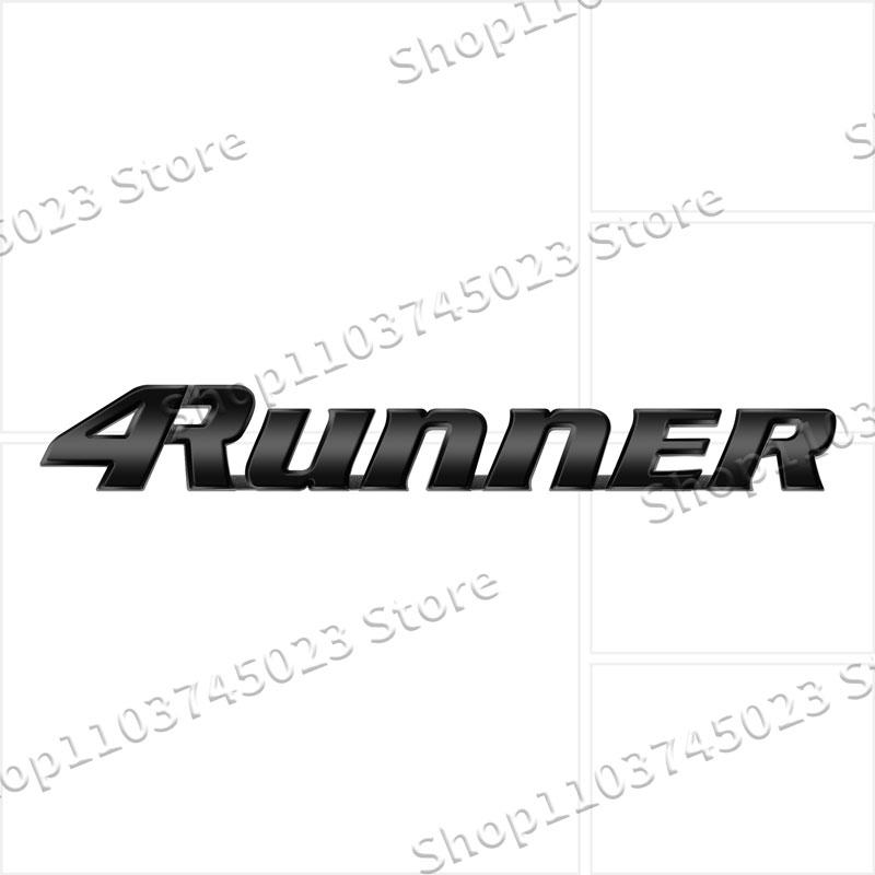 

1Pcs ABS Plastic Silver/Black 4Runner Letter Logo Emblem Rear Tail Bumper Trunk Sticker For Toyota Tundra Auto Accessories