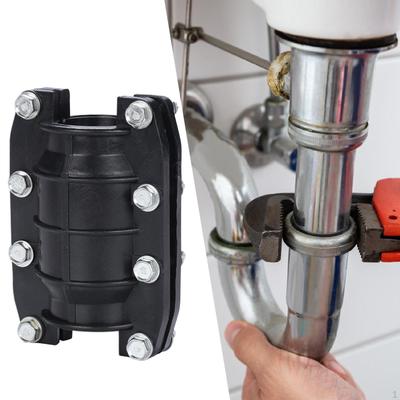 Water Pipe Leak Repair Clamp Sealer Emergency Leaking Stopper for Cast Iron Cement PVC PE