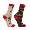 Hy Childrens/Kids Thelwell Collection Comic Boot Socks (Pack of 2)