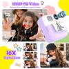 Kids Camera Instant Print, Christmas Birthday Gifts for Girls Boys, Children Digital Camera with 32GB Card, 1080P Video Toddler Print Camera,