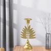 Elegant Butterfly Candle Holder Luxury Iron Aromatherapy Rack Leaf Candlestick Stand  Table