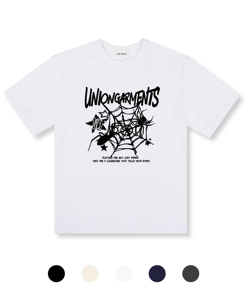 UNION GARMENTS Spyder Oversized Short Sleeve T-Shirt 5 Colors