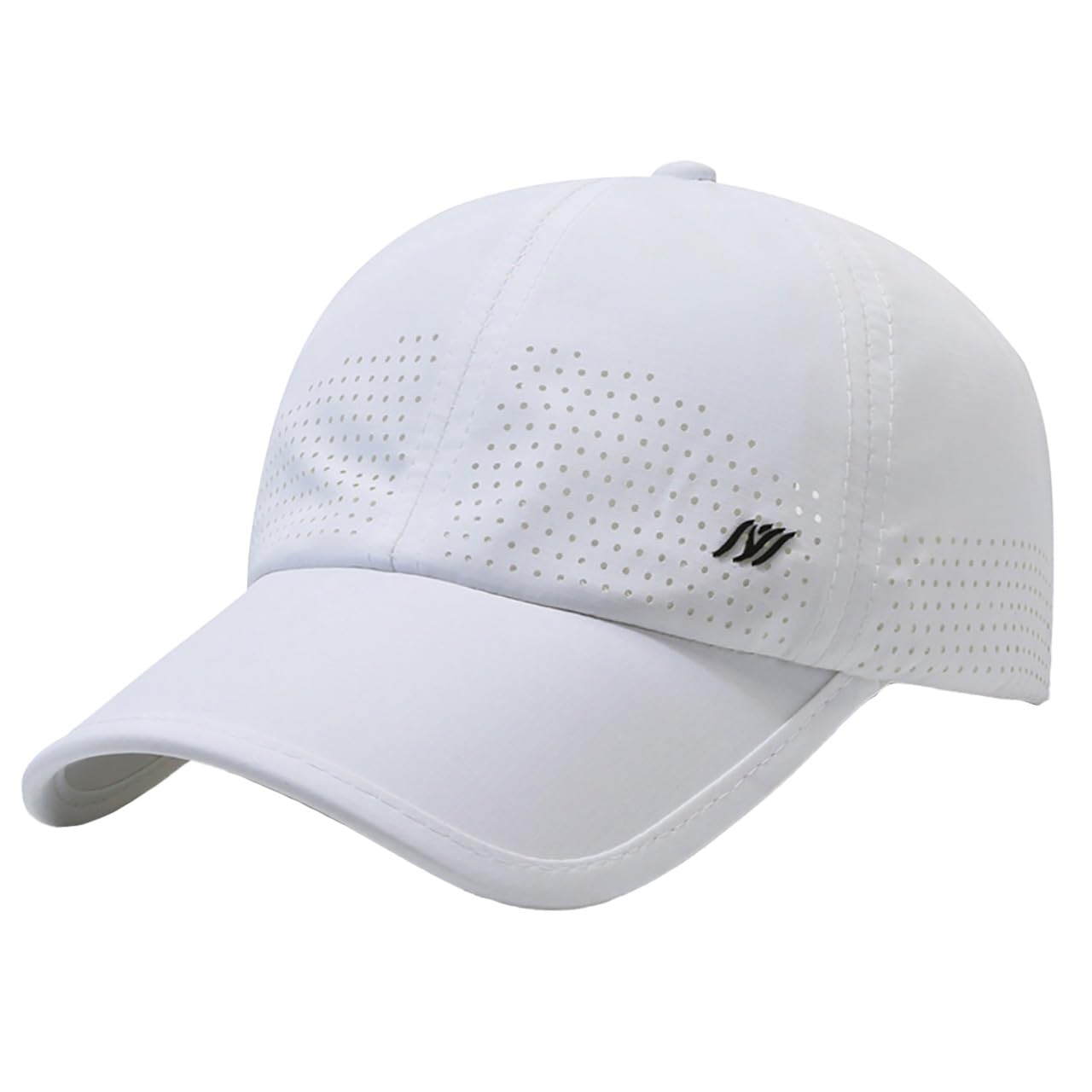 

Dry CZA171 [White Fang] Hat, Cap, Mesh, Sports, Outdoor, Simple, Men s, Women s, (White) белый