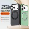 Color-Block 360° Rotating Magnetic Stand Case for iPhone 17 Pro Max & Apple I16 Protective Cover
