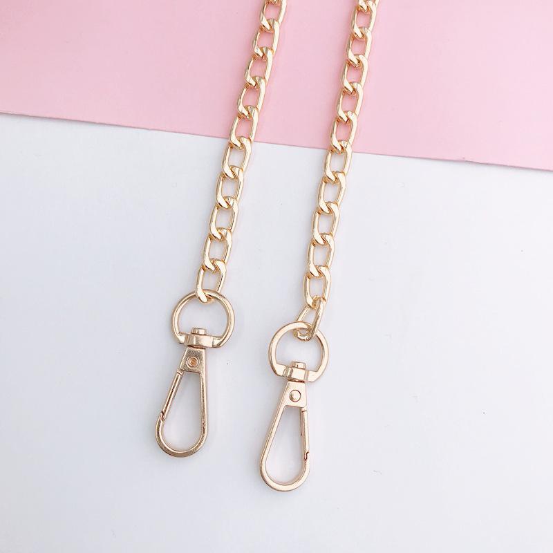 Metalowy łańcuszek do telefonu crossbody odporny na upadki z klipsem i smyczą 125 cm