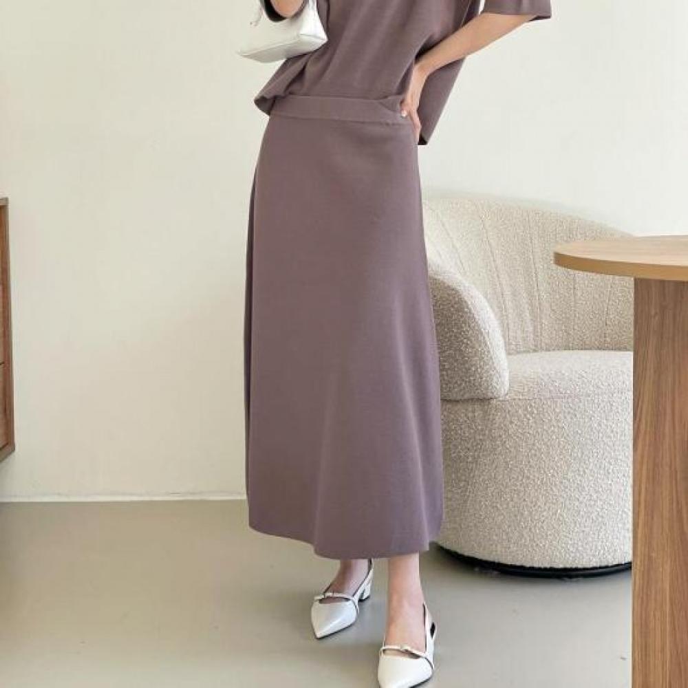 New ArrivAls Open Run A Line Spring Knit Skirt Viscose