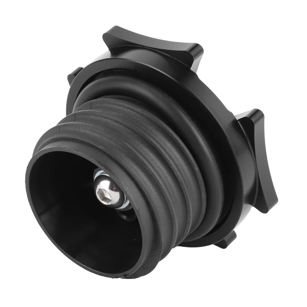 Billet Aluminum Fuel Oil Tank Cover Cap Replacement Black Color Motorcycle Accessory
