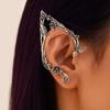Elf Fashion Asymmetrical Alloy Ear Studs - Retro Versatile Halloween Women's Elegant Jewelry