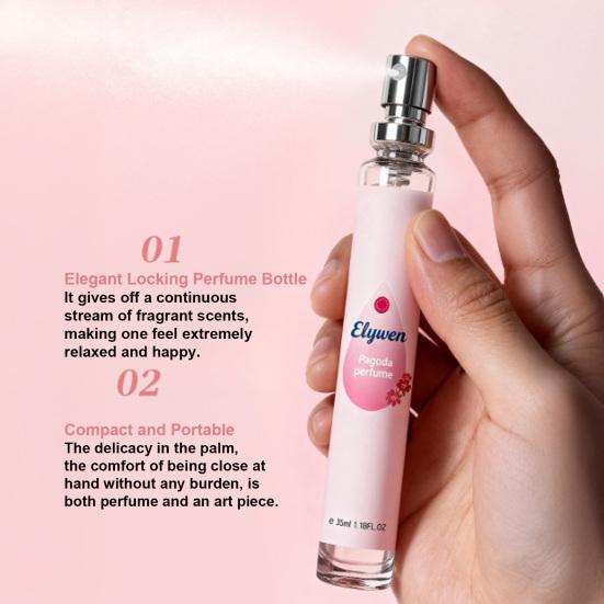 35ML Women Perfume with Floral Fruity Scents, Pocket Size Long-Lasting Fragrance, Light Daily Wear Perfume Spray, Christmas Birthday Gift for Her