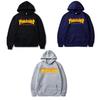 Stylish Flame Print Plus Size Men's Hooded Sweatshirt Sweater