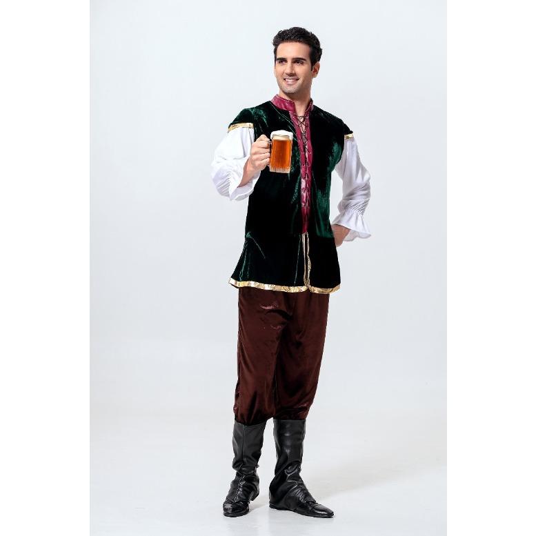 Bavarian beer costume German Oktoberfest costume Couple outfit bar waiter promotional outfit